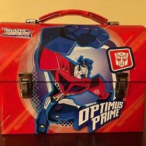 Optimus Prime Transformers tin lunch box 2008